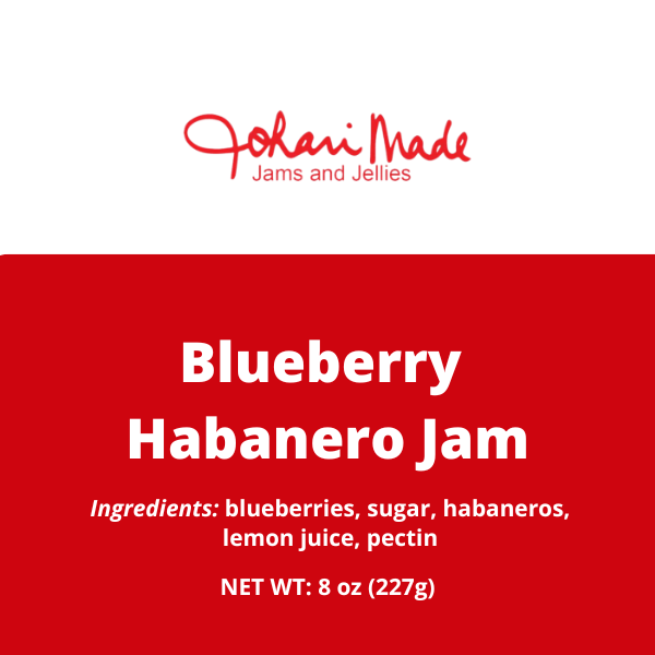 Blueberry Habanero Jam