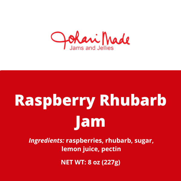 Raspberry Rhubard Jam